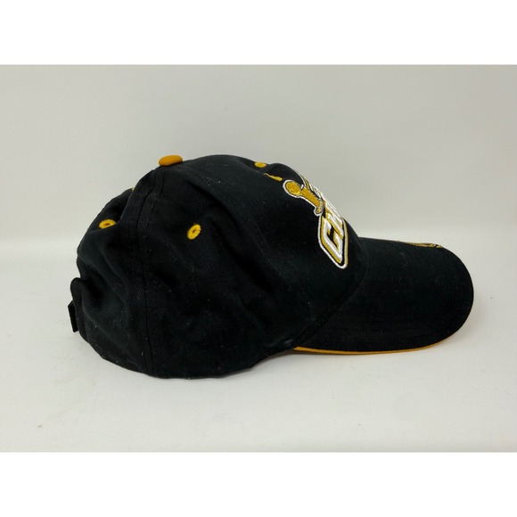 2006 NBA Champions Miami Heat Reebok Fitted Baseball Cap Black Yellow - Picture 6 of 6